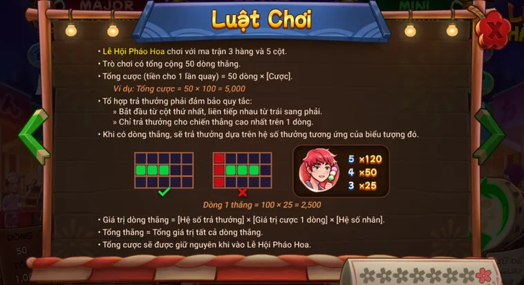 Hướng Dẫn Chơi Nổ Hũ Lễ Hội Pháo Hoa Tại iWin Club Thắng Lớn