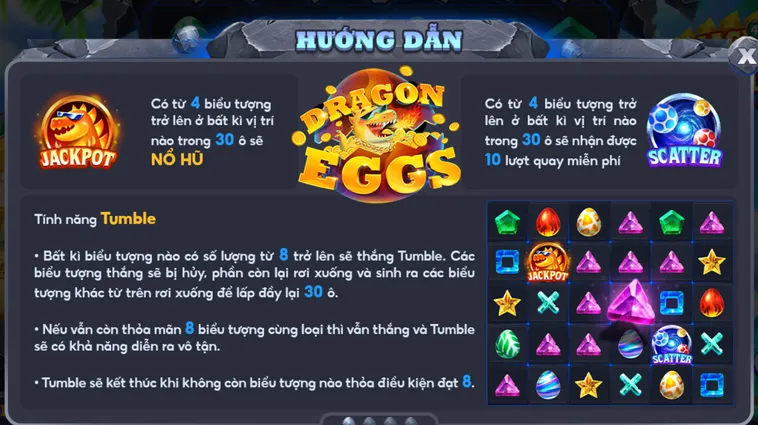 Khám Phá Bí Ẩn Kho Báu Nổ Hũ Dragon Eggs Tại iWin Club Hấp Dẫn