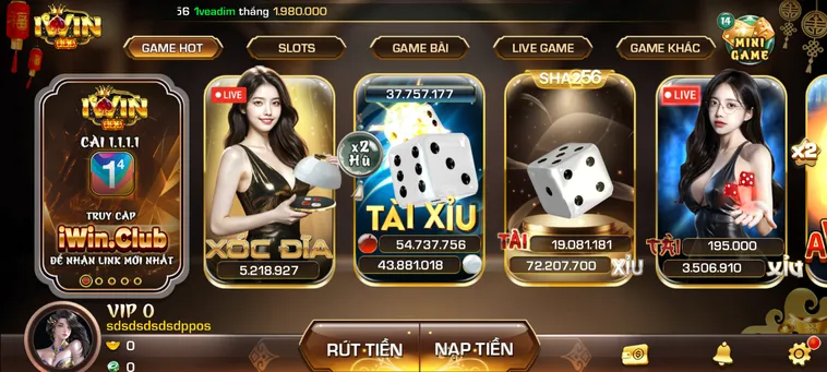 iWin Club - Cổng Game iWinClub - Xanh Chín & Thượng Lưu